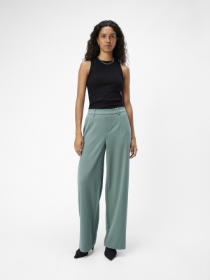 OBJLISA WIDE PANT NOOS 298242 Dark For