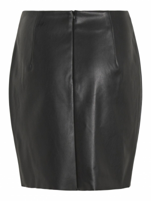 VIDAGMAR HW PU SKIRT - NOOS 178035 Black