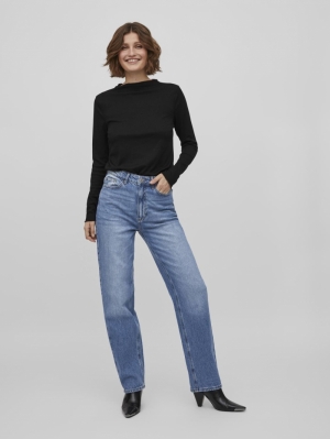 VIKELLY JAF HW STRAIGHT JEANS- 177854002 Mediu