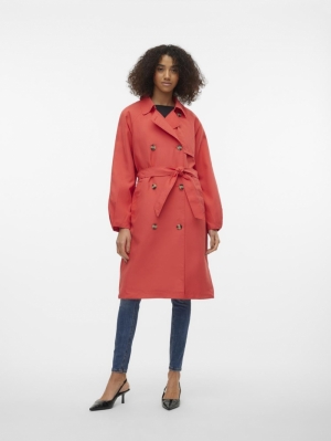 VMDOREEN LONG TRENCHCOAT BOOS 175644 Cayenne