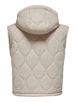 ONLVALENTINA QUILTED WAISTCOAT 189959 Pumice S