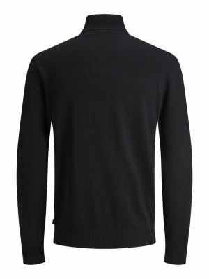 JJEEMIL KNIT ROLL NECK NOOS 178012 Black