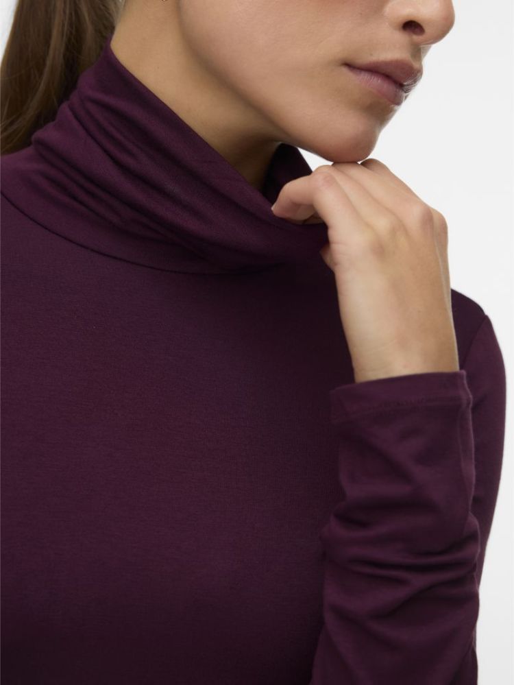 VMALBERTE LS ROLLNECK TOP JRS  186320 Winetast