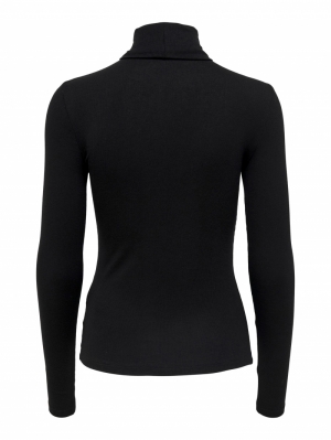 ONLSILLE ROLL NECK TOP JRS NOO 177911 Black