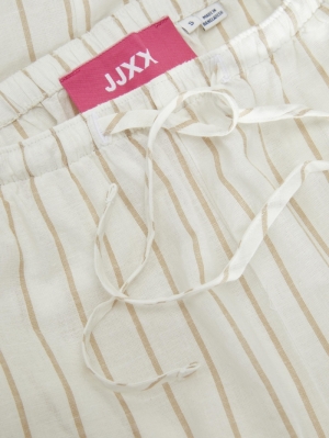 JXAMY LINEN BLEND SHORTS WVN S 177632004 Blanc