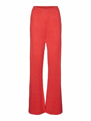 VMNALINA NW KNIT TROUSERS LCS 175644 Cayenne
