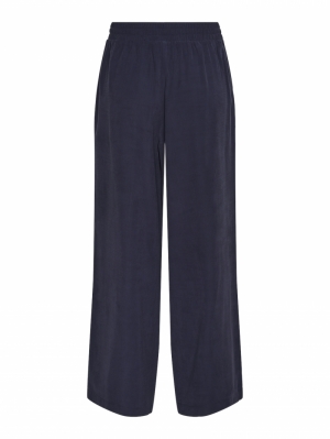 YASNARA HW PANT S. 190953 Navy Bla