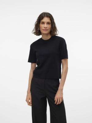 VMGOLD SS O-NECK PULLOVER 177868 Black