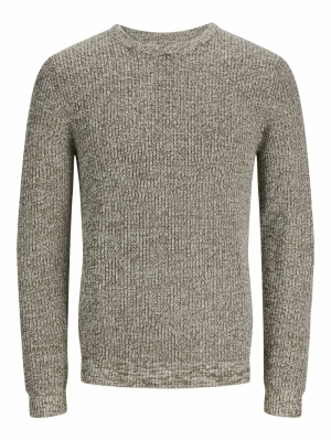 JJELEWIS KNIT CREW NECK SN 176631004 Moonb