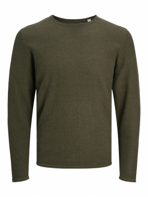 JJECOOPER KNIT CREW NECK NOOS 176065 Olive Ni