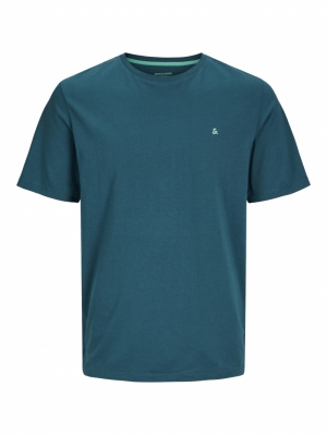 JJEPAULOS TEE SS CREW NECK NOO 176441 Deep Tea