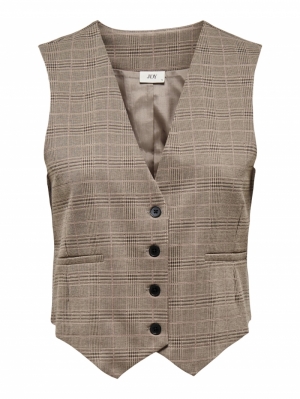 JDYGEGGO MIA WAISTCOAT JRS ATK 239935001 Walnu