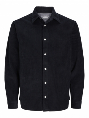 JJCORDUROY OVERSHIRT LS 178012 Black