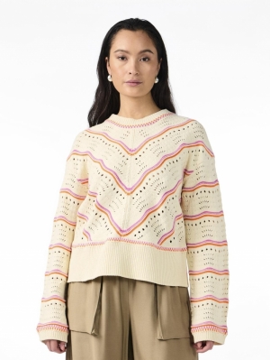 YASLIMERA LS KNIT PULLOVER S. 214151001 Birch