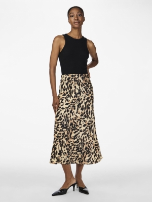 YASPELLA HW MIDI SKIRT S. NOOS 190939004 Black