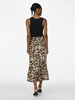 YASPELLA HW MIDI SKIRT S. NOOS 190939004 Black