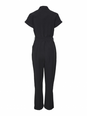 VMMAGGI CAP SLEEVE JUMPSUIT WV 177868001 Black