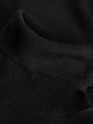 JXADA COMFY ROLL NECK KNIT SN 178012001 Black