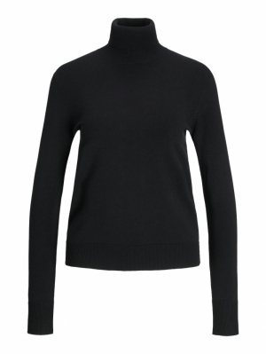 JXADA COMFY ROLL NECK KNIT SN 178012001 Black