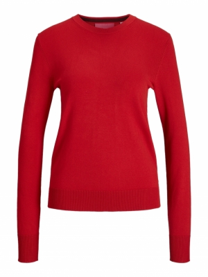 JXCARA COMFY CREW NECK KNIT NO 177188004 Fiery