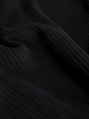 JXJODI TIGHT CREW NECK KNIT NO 178012 Black