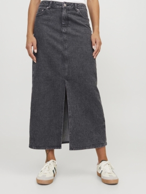 JXAURA LONG MW DENIM SKIRT AW  188778 Grey Den