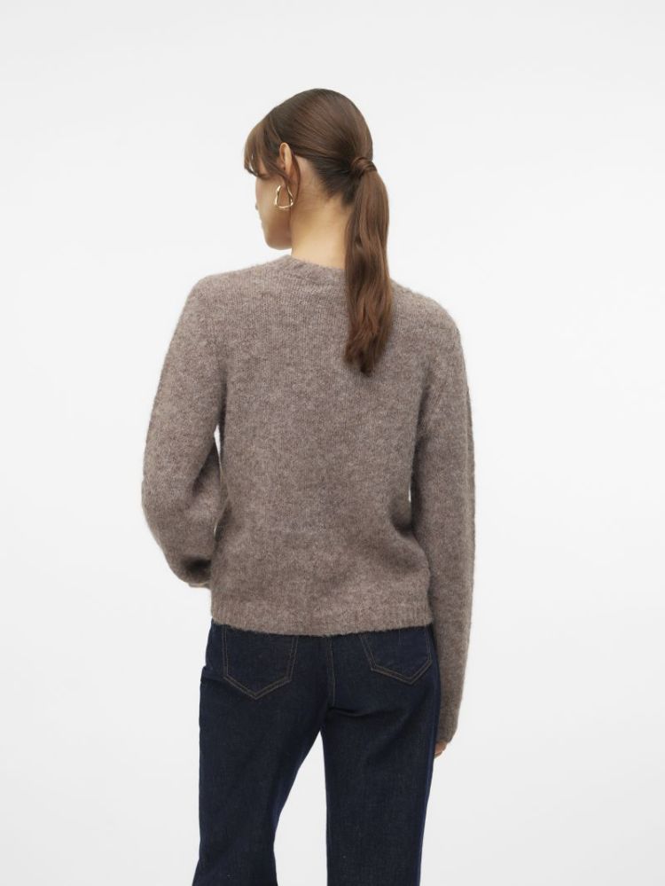VMNOVAH LS O-NECK PULLOVER GA 292416001 Brown