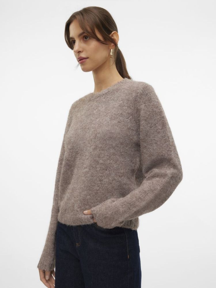 VMNOVAH LS O-NECK PULLOVER GA 292416001 Brown