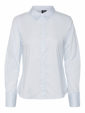 VMANNA LS FITTED SHIRT WVN GA  210310 Light Bl