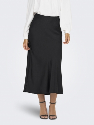 JDYURBA MW SKIRT WVN 177911 Black