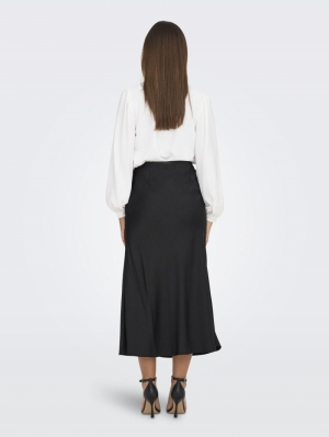 JDYURBA MW SKIRT WVN 177911 Black