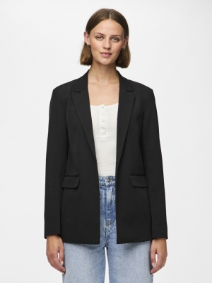 PCBOZZY LS DETAIL BLAZER NOOS  179276001 Black