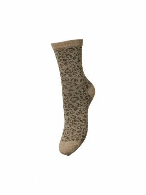 PCSEBBY GLITTER LONG AOP SOCKS 273275004 Fossi