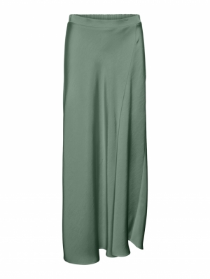 VMRITA HW  CALF SKIRT WVN VIP 234315 Green Ba