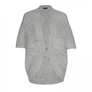 cosy lange bolero 16 Light Grey