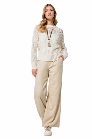 citylook broek in woolmix, nor 33 Beige