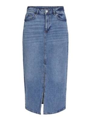 VIJAF HW MIDI DENIM SKIRT-NOOS 177854002 Mediu