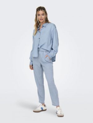 ONLCHARIS LIFE LS SHIRT CC WVN 177934 Light Bl
