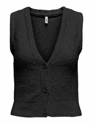 ONLALVILDA SL WAISTCOAT CC KNT 177911 Black