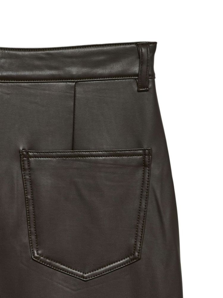 VMVERI HR CALF PL SKIRT NOOS 297957 Chocolat