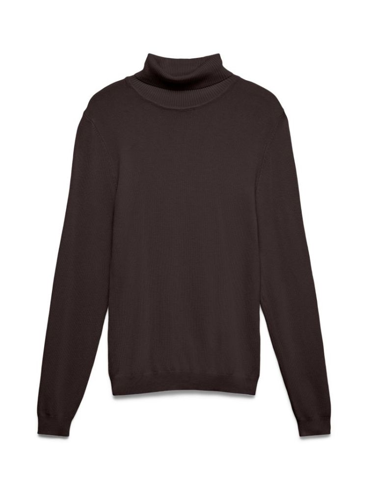 VMGLORY LS ROLLNECK BLOUSE GA  297957 Chocolat