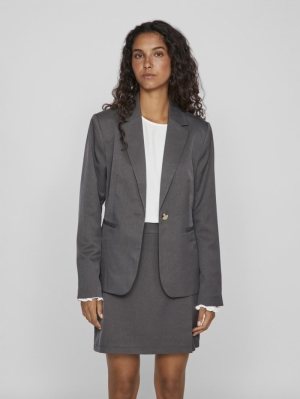 VITOLGA FITTED BLAZER 240935 Dark Gre