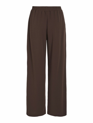 VICLUA HW WIDE PANTS-NOOS 196326 Coffee B