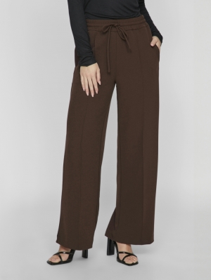 VICLUA HW WIDE PANTS-NOOS 196326 Coffee B