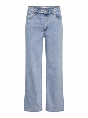 YASALENA NEW MW STRAIGHT JEANS 192380 Light Bl