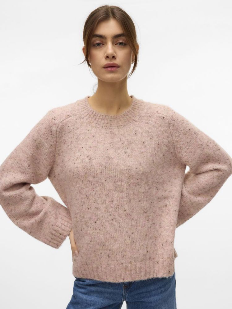 VMINGRID LS O-NECK PULLOVER BO 285978002 Pink