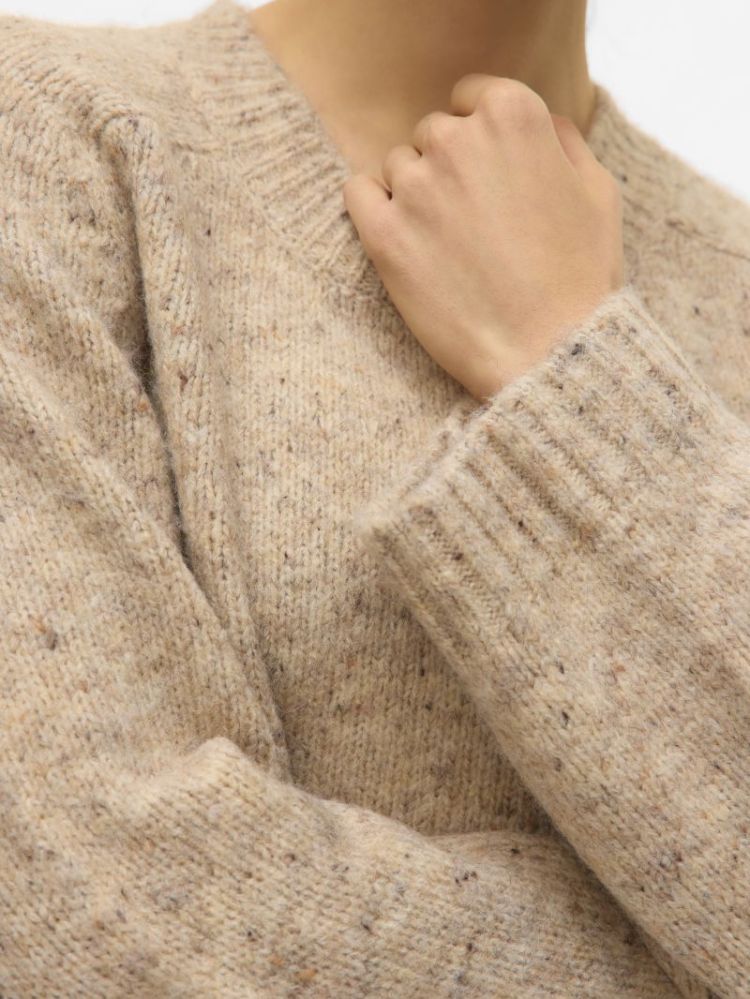 VMINGRID LS O-NECK PULLOVER BO 192623001 Silve