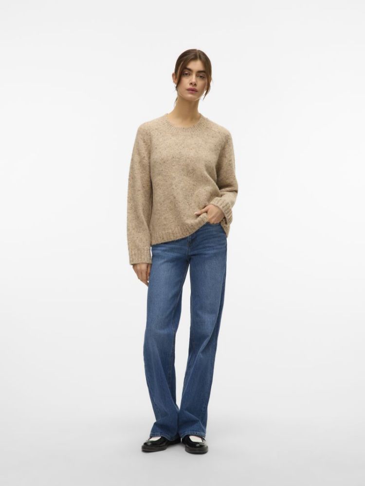 VMINGRID LS O-NECK PULLOVER BO 192623001 Silve