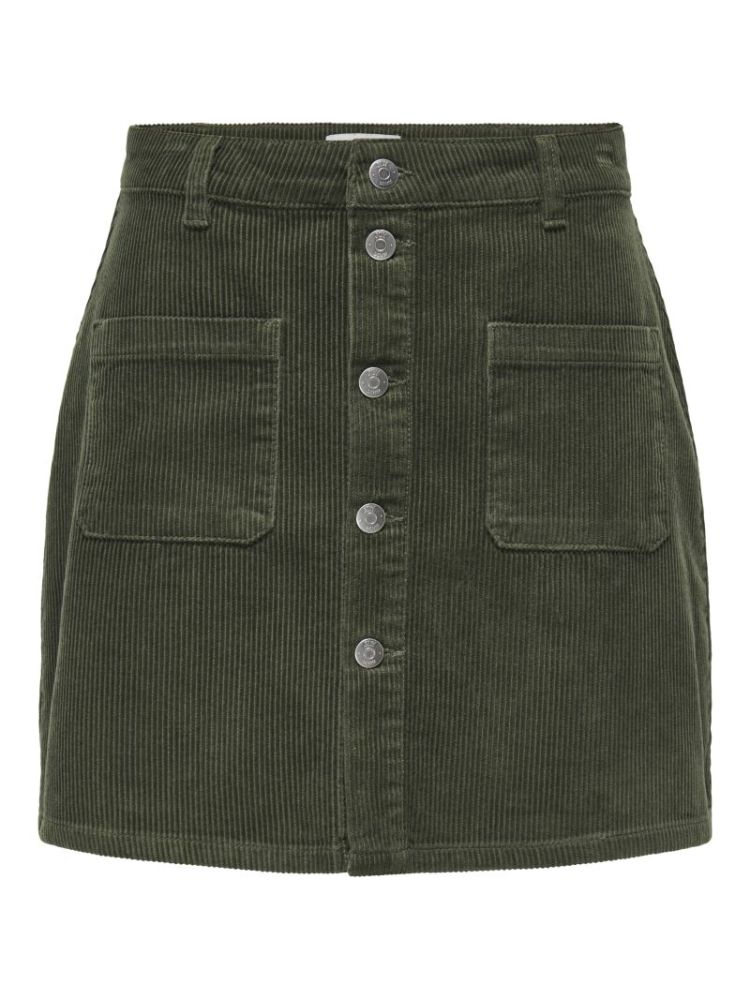 JDYSHIRAZ CORDUROY SKIRT PNT D 193783 Forest N