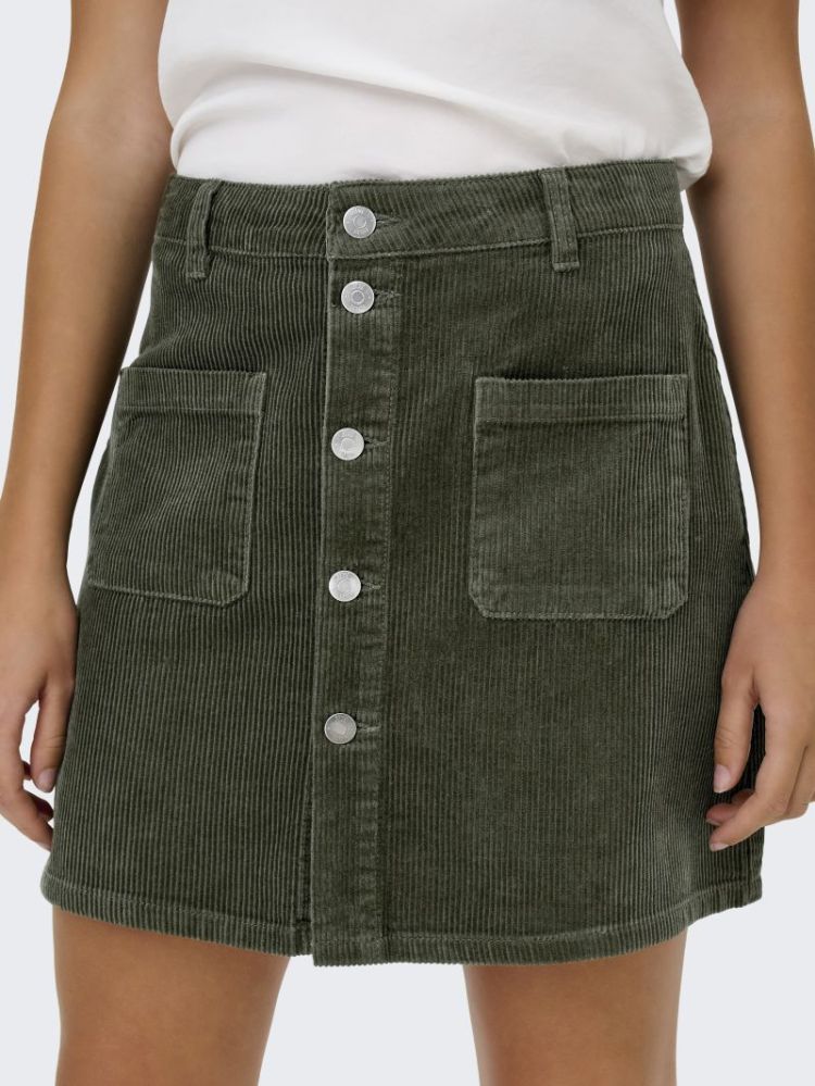 JDYSHIRAZ CORDUROY SKIRT PNT D 193783 Forest N